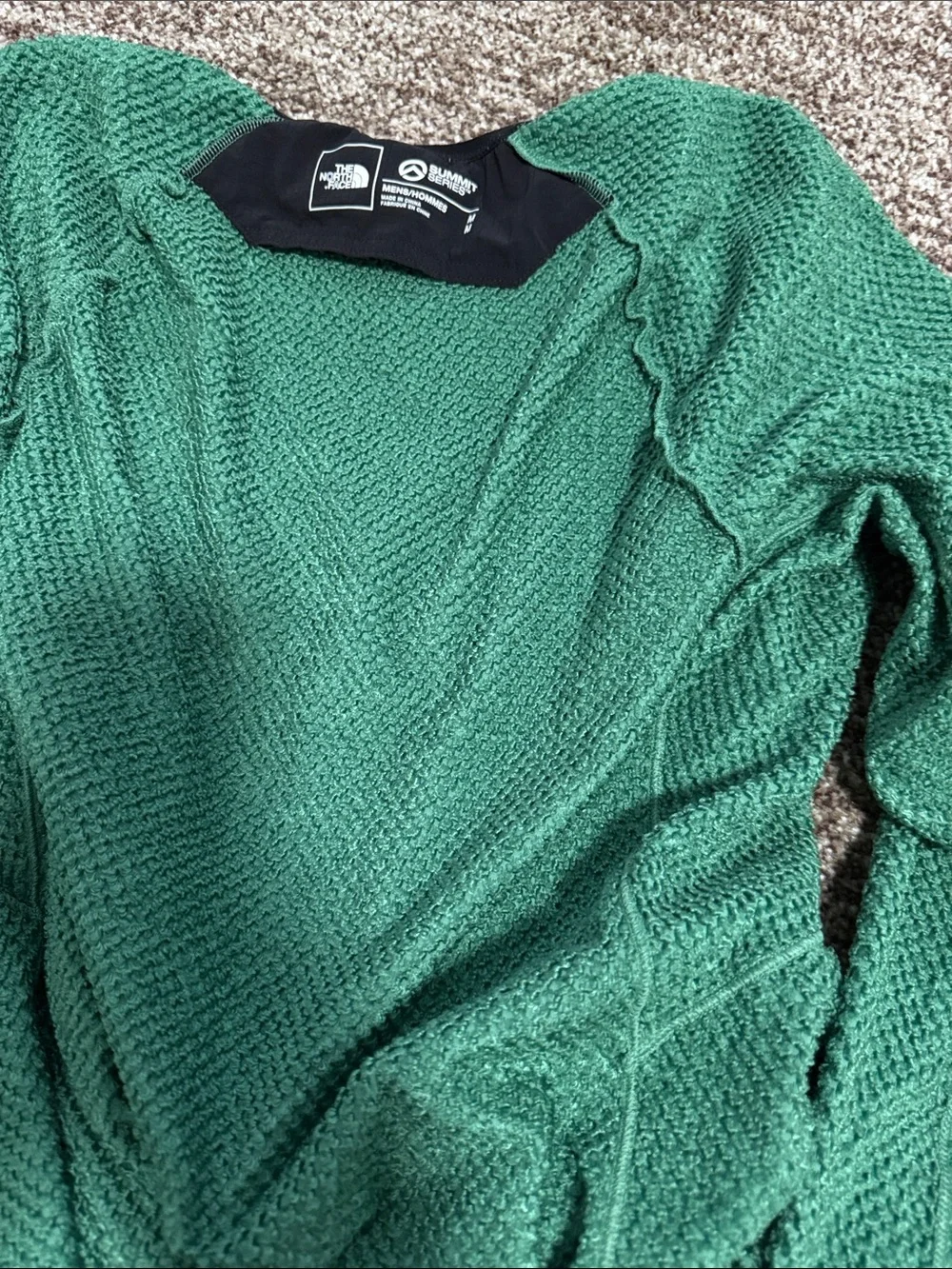 The North Face Men’s Green Crew Performance Pullover